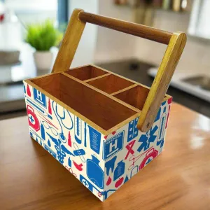 Cutlery Holder Stand Silverware Caddy Organizer for Kitchen - Doctors Prescription